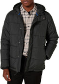 Men's Heavyweight Hooded Puffer Coat - Warm, WaterResistant Layer