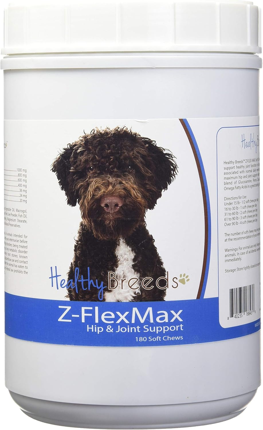 Healthy Breeds Lagotti Romagnoli Z-Flex Max Joint Support 180 Count