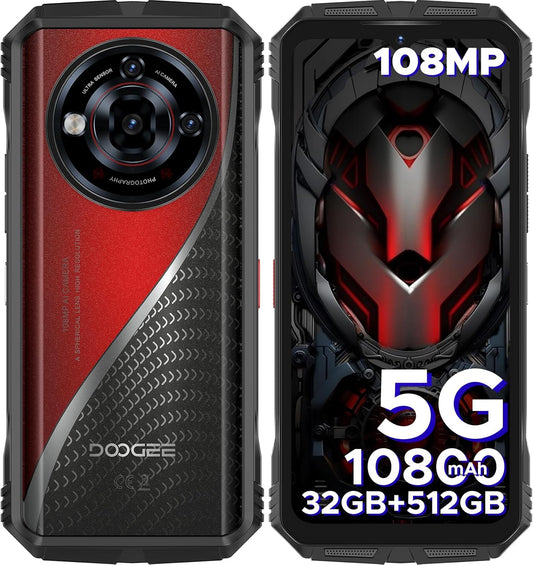 DOOGEE S118 Pro Rugged Phone 5G with 10800mAh Battery and 24GB RAM