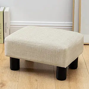 Small Rectangle Foot Stool for Couch, Desk, and Living Room