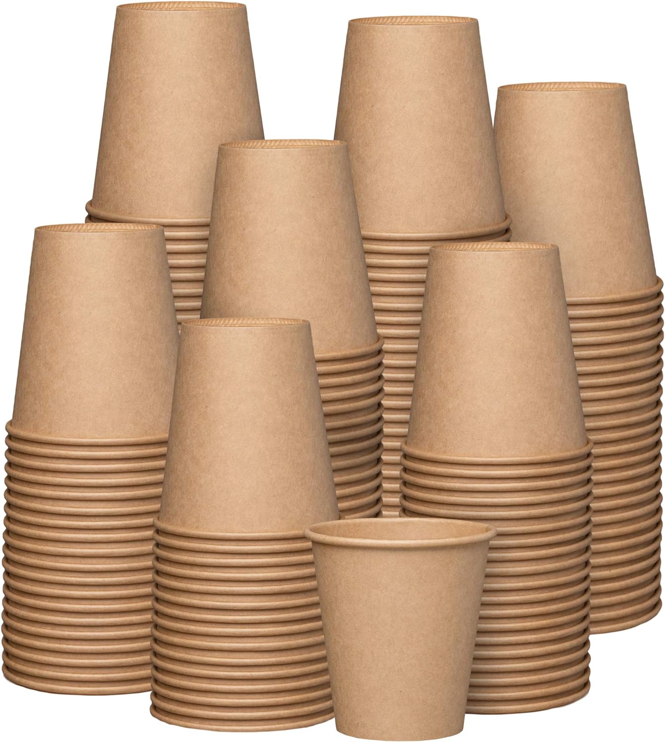 Eco-Friendly 10 oz. 300ct Kraft Hot Coffee Cups