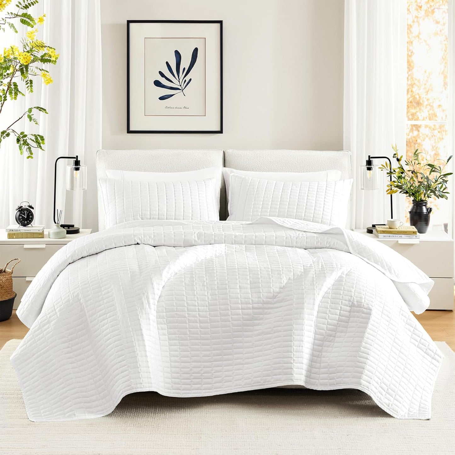 Comfort Spaces Kienna Quilt Set - Lightweight Summer Blanket