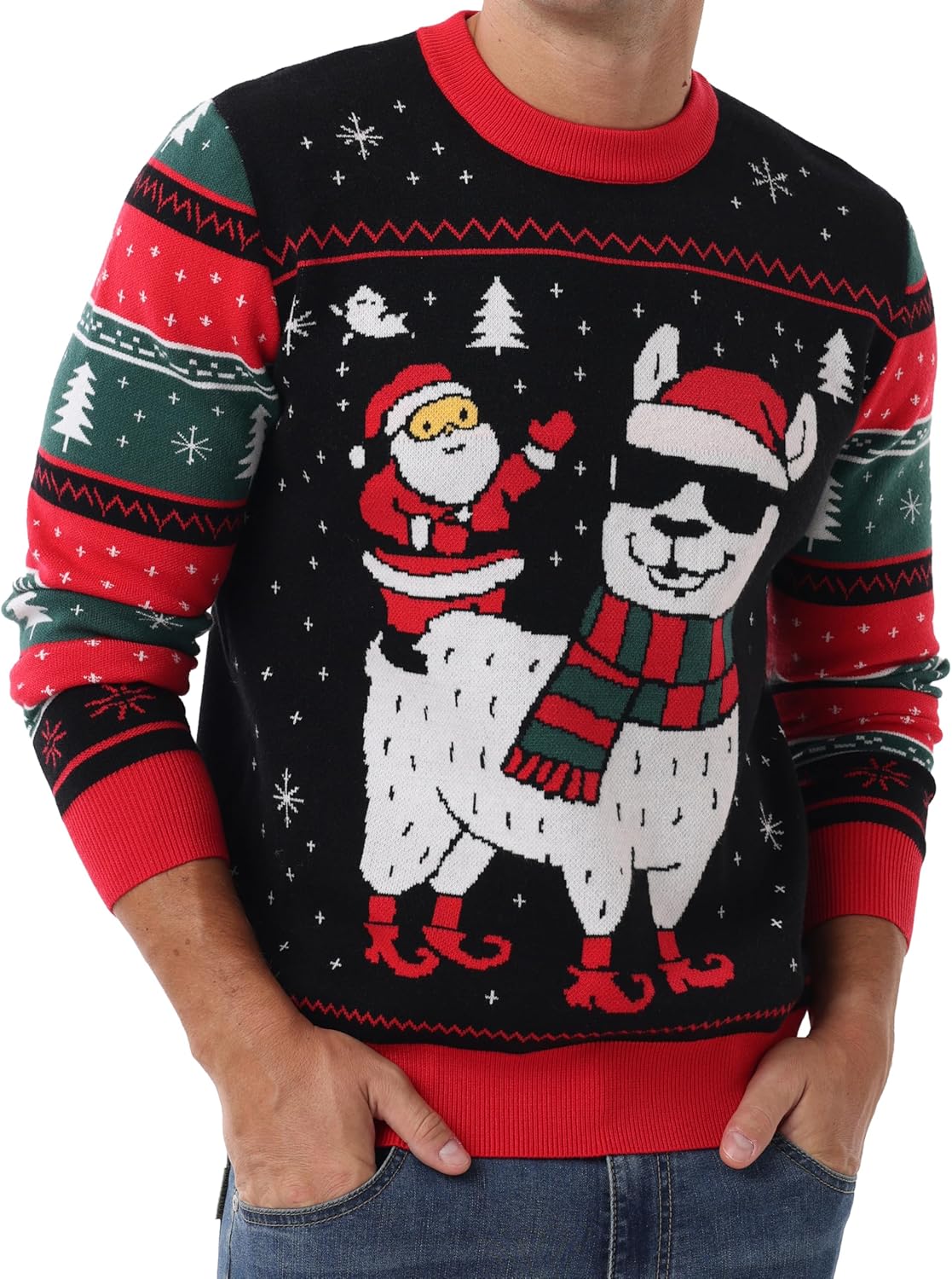Sailwind Men's Christmas Sweater for Ugly Sweater Parties