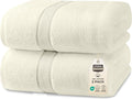 Jumbo Bath Sheet 35 by 70 in 2-Piece Set - 600 GSM Ivory