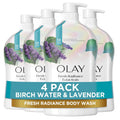 Olay Body Wash for Women with Birch Water & Lavender Scent
