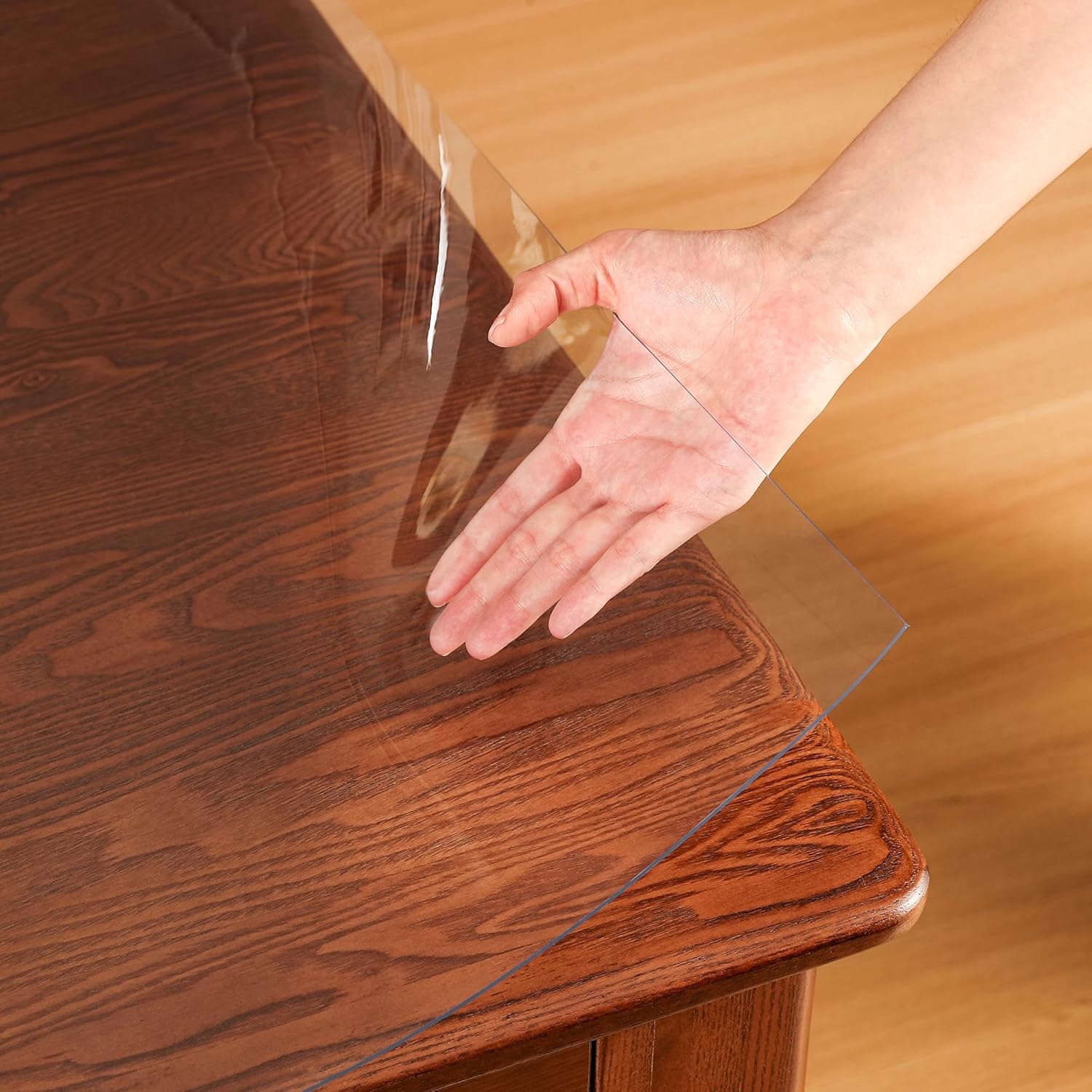 Clear Plastic Table Cover Protector for Dining Table 40 x 78 in