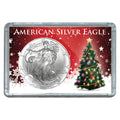 USA 2007 $1 American Silver Eagle Coin with Holiday Holder - Collector
