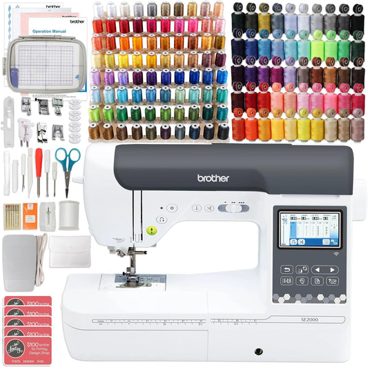Brother SE2000: Ultimate 5x7 Embroidery & Sewing Machine Kit