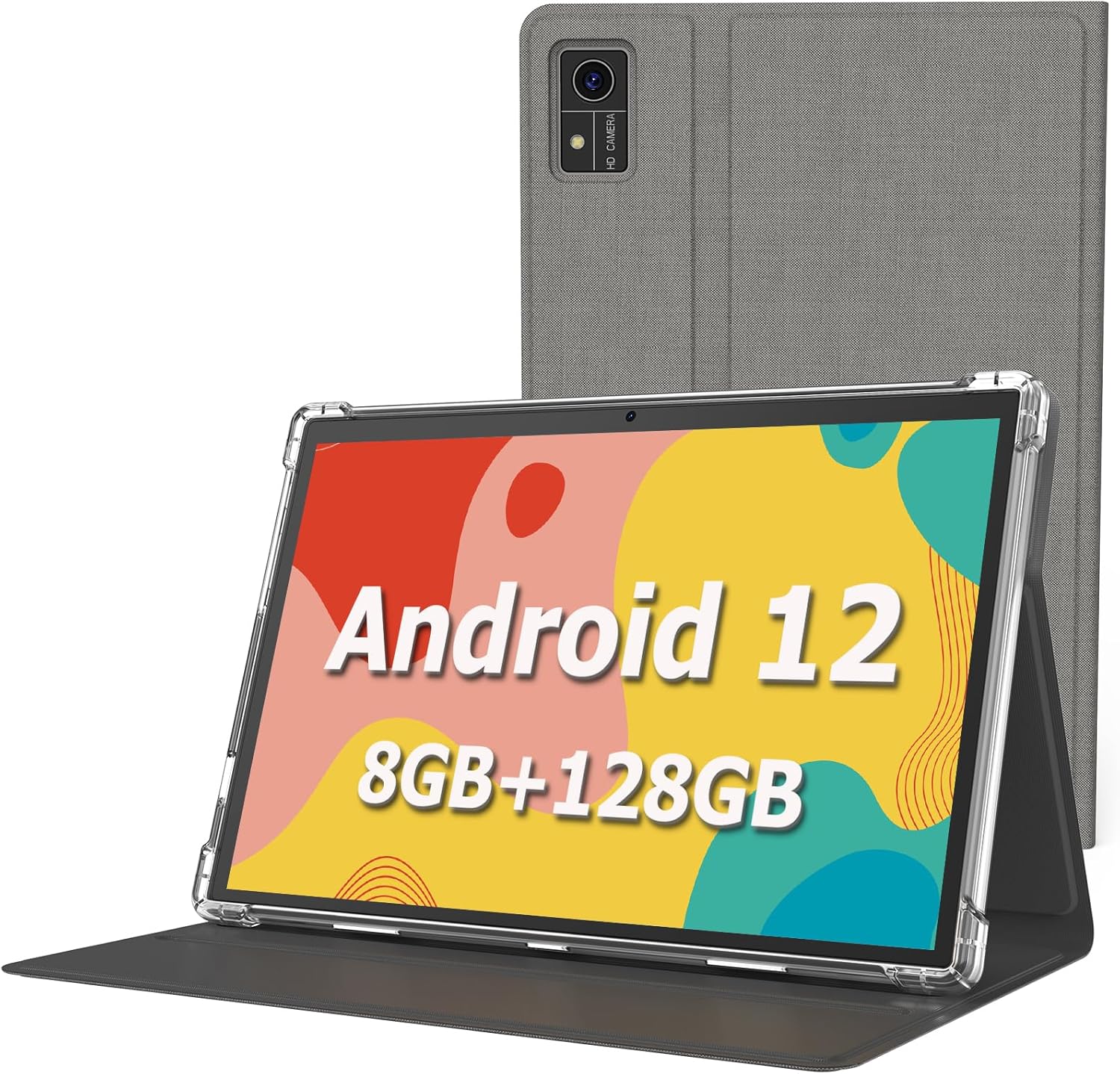 Relndoo 10" Android 12 Tablet: Fast 5G, Massive Storage, Long Battery