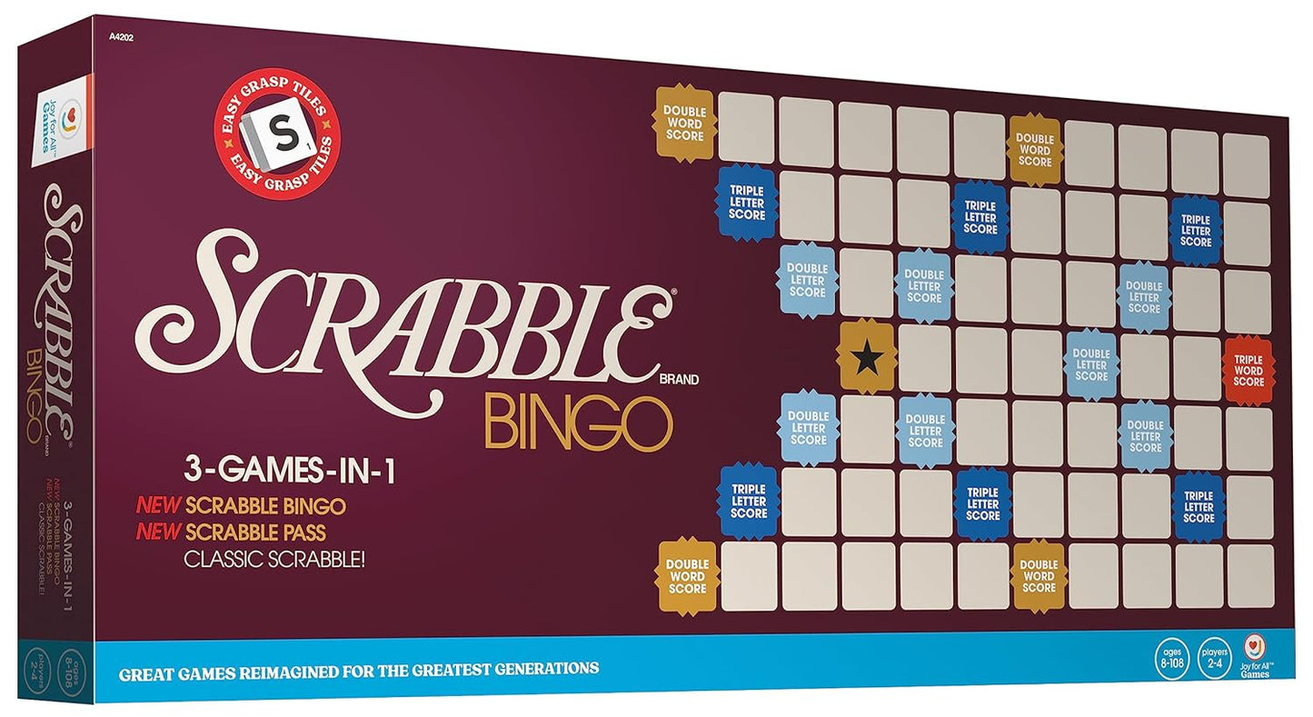 Joy for All Senior Word Games - Classic Scrabble & Bingo Fun