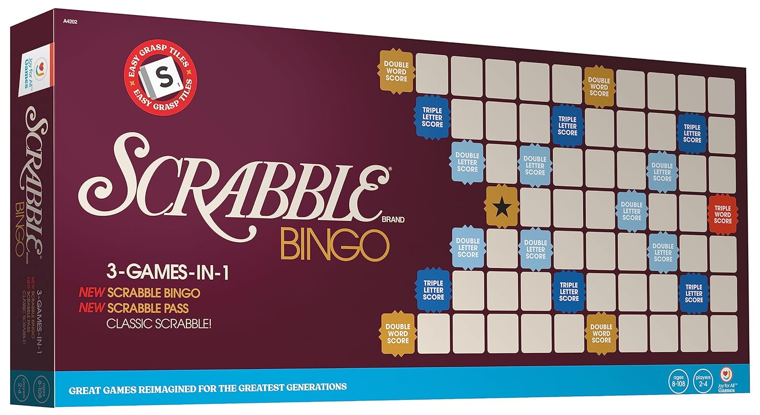 Joy for All Senior Word Games - Classic Scrabble & Bingo Fun