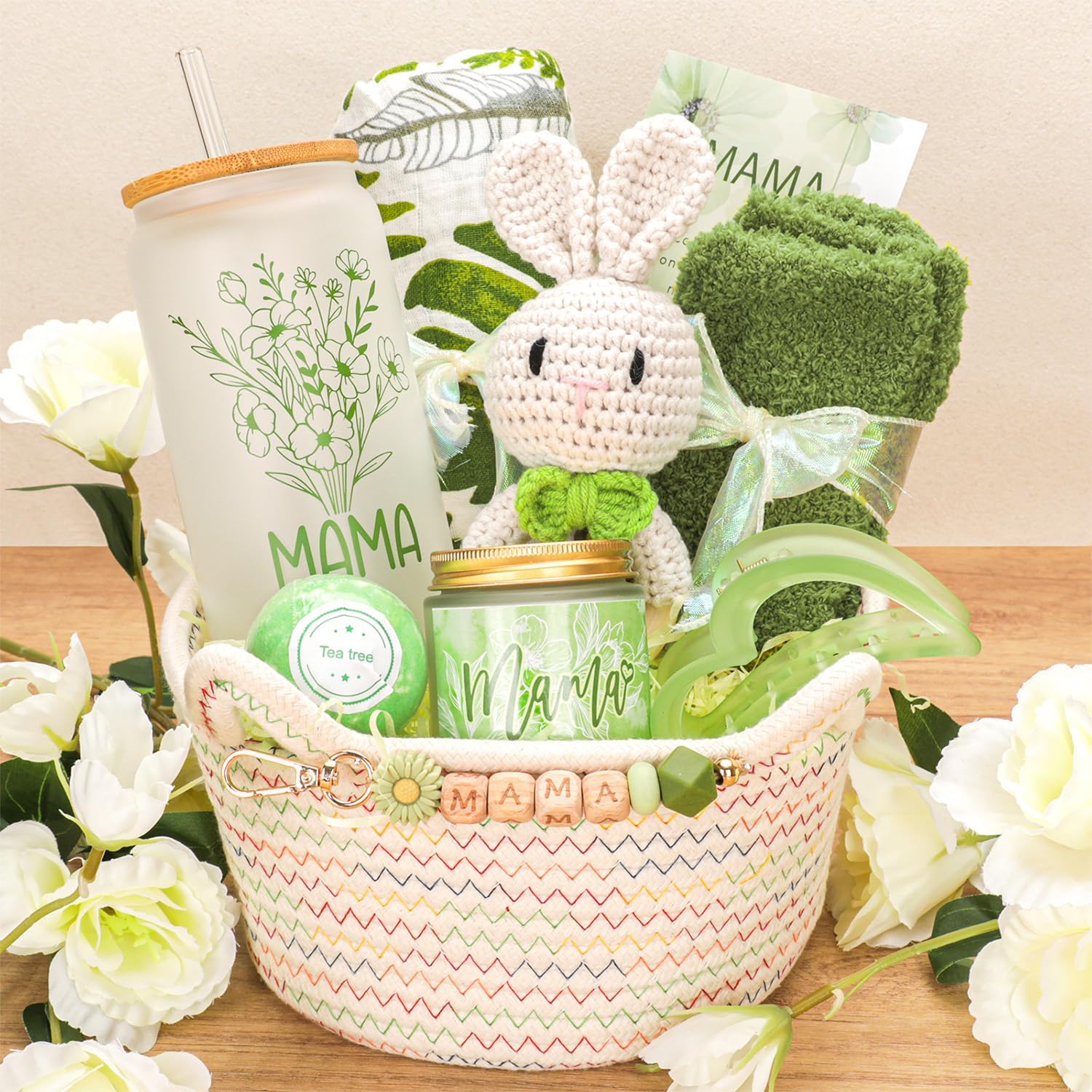 New Mom Gifts for Baby Shower, Care Basket for First-Time Moms