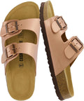 CUSHIONAIRE Lane Cork Footbed Sandals for Women (Style BMXD)