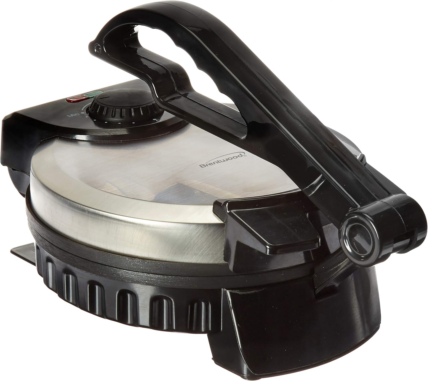Brentwood 8-Inch Electric Tortilla Maker - Non-Stick Stainless Steel