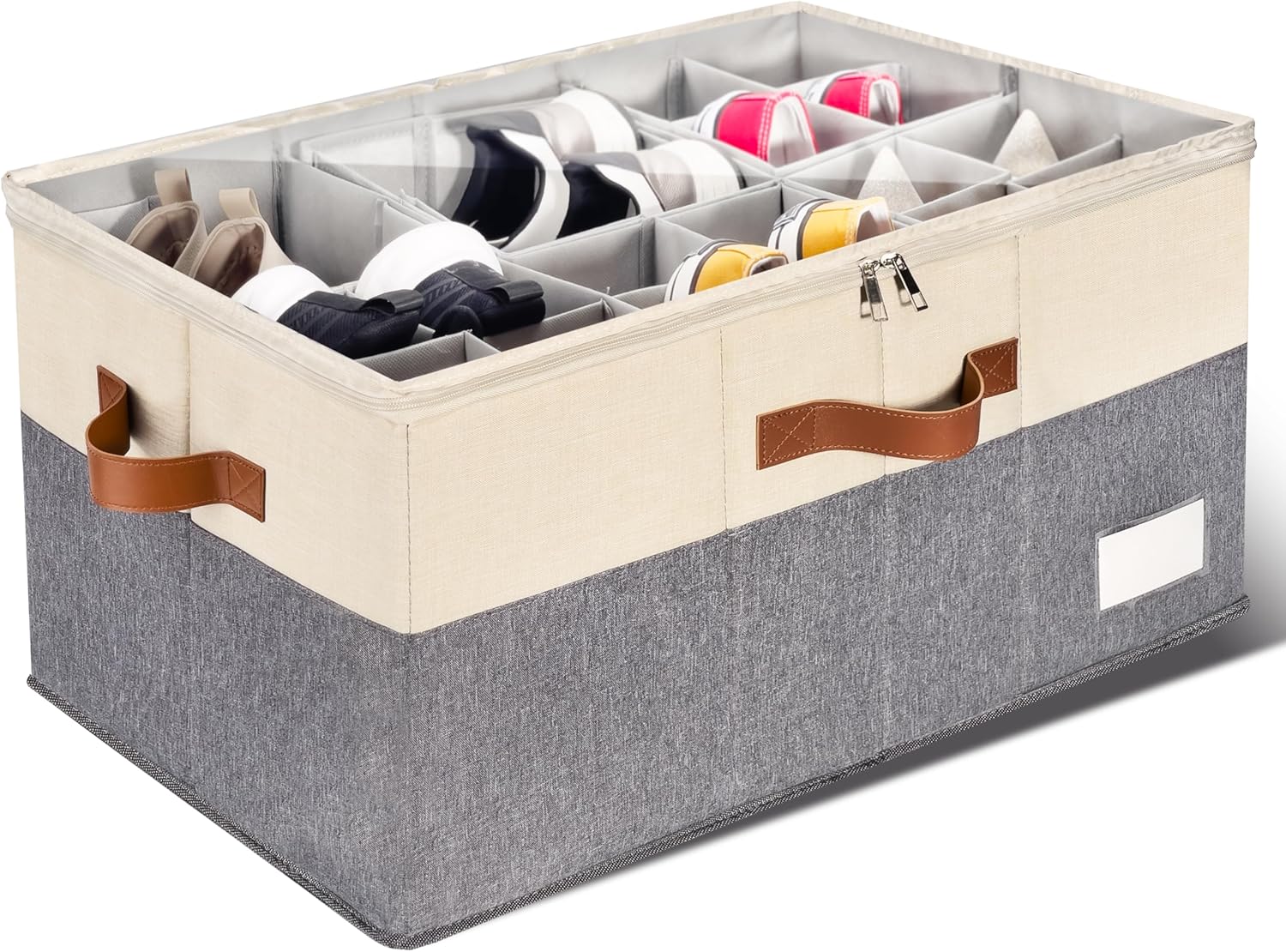 Adjustable Shoe Organizer for Closet - Space Saving Storage