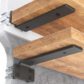 Goovilla Shelf Bracket 8 in Heavy Duty Floating Brackets - 12 Pack