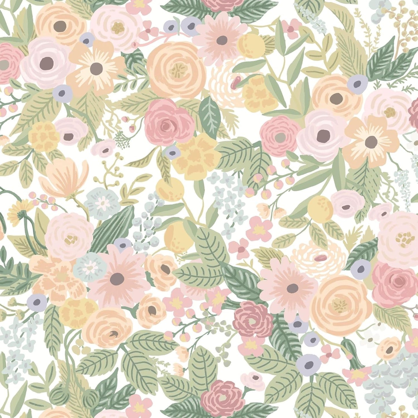 Ismoon Floral Peel and Stick Wallpaper for Home Decor Projects
