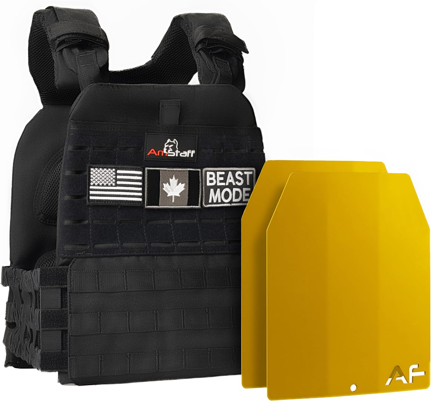 Amstaff Tactical Weighted Vest for Strength and Endurance Training