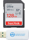 SanDisk 128GB Ultra SD Card Bundle - Fast Full HD Storage