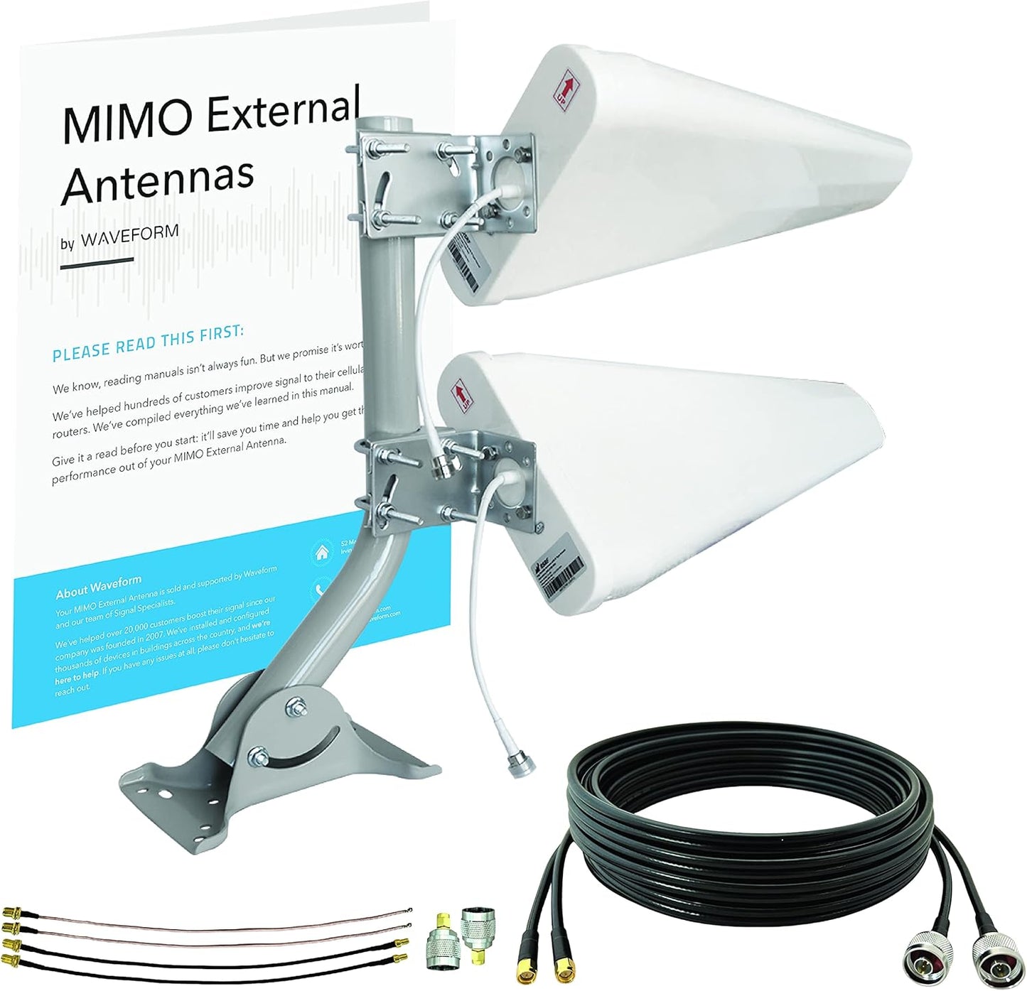 Waveform 2x2 MIMO Antenna Kit for 4G/5G Routers & Gateways
