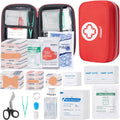 PTEROMY 300 Piece First Aid Kit - Compact Waterproof EVA Case