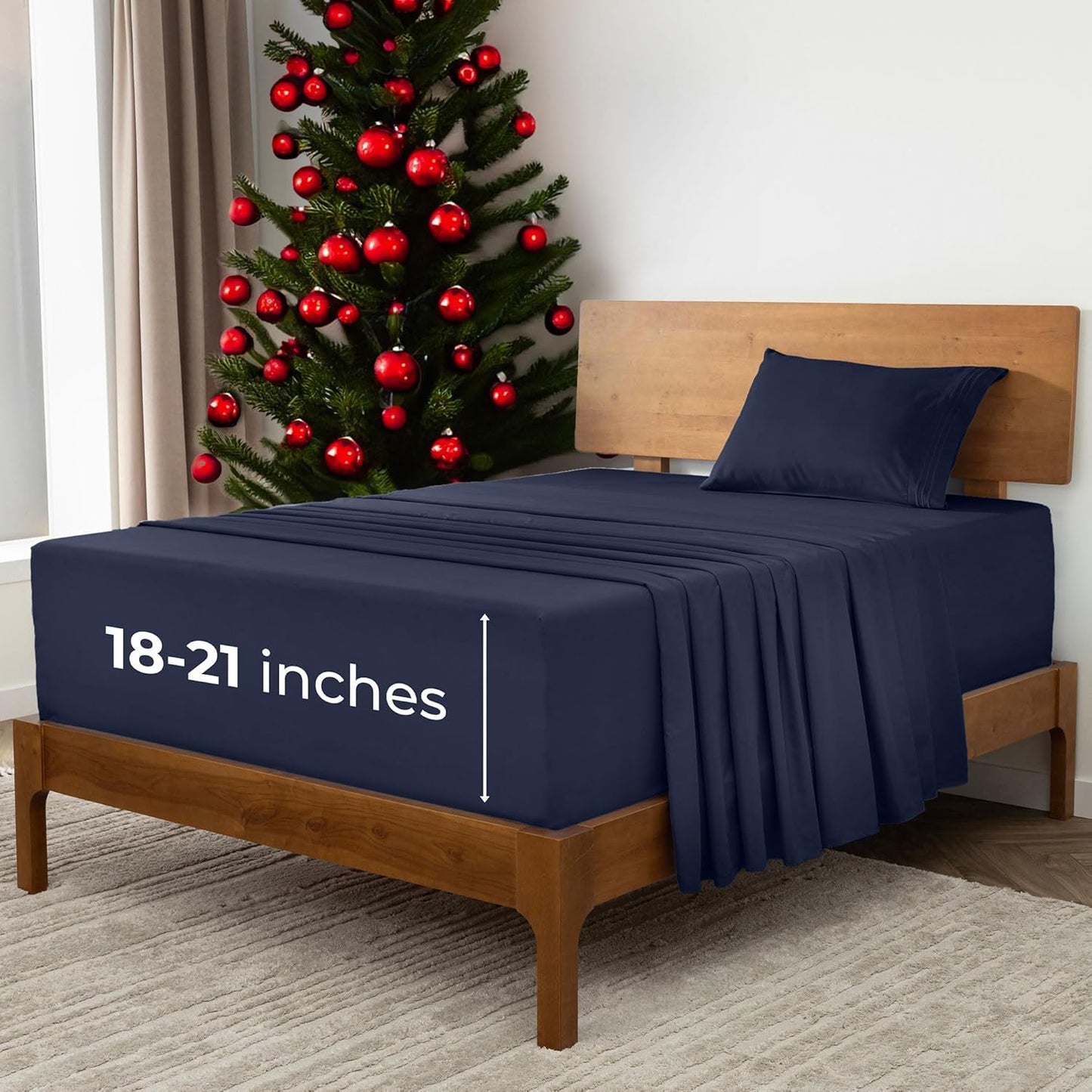 Mellanni Extra Deep Twin XL Sheets for Ultimate Comfort