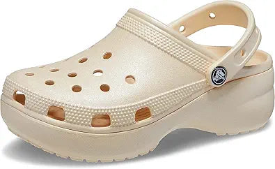 Crocs Women's Classic Platform Glitter Clog for Stylish Comfort