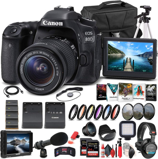 Canon EOS 80D Bundle: Capture in Style & Quality