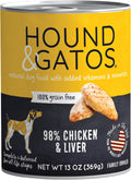 Hound & Gatos Wet Dog Food with 98% Chicken & Liver Delight