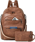 Backpack Purse for Women Laptop Backpack - Spacious, Convertible