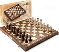 Junior European Chess Set 16 in Folding Board - Luxury Wooden