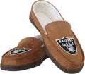 FOCO Mens NFL Team Logo Moccasin Slippers - Warm Game Day Comfort