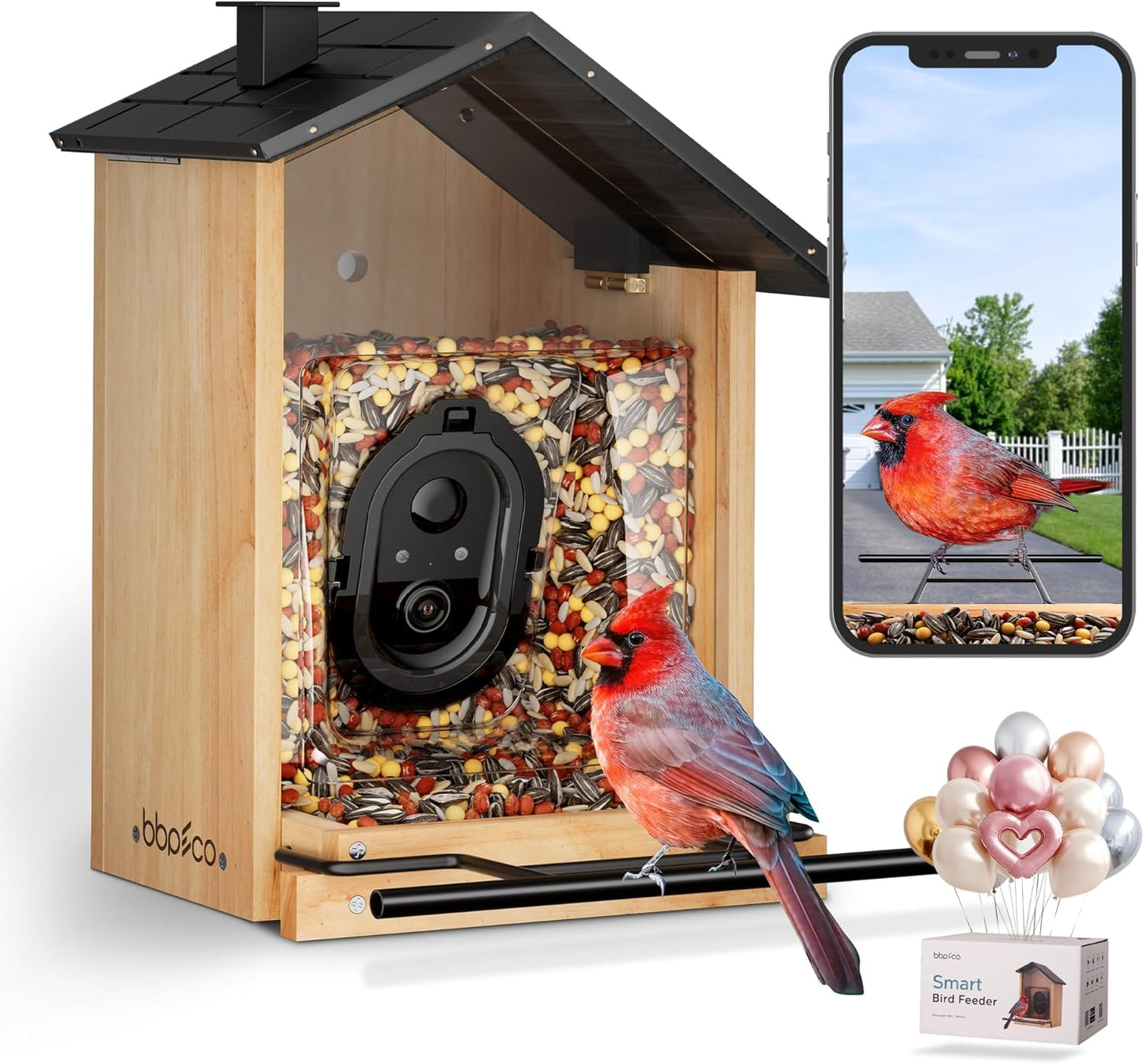 Smart Bird Feeder with AI Bird ID & Alerts