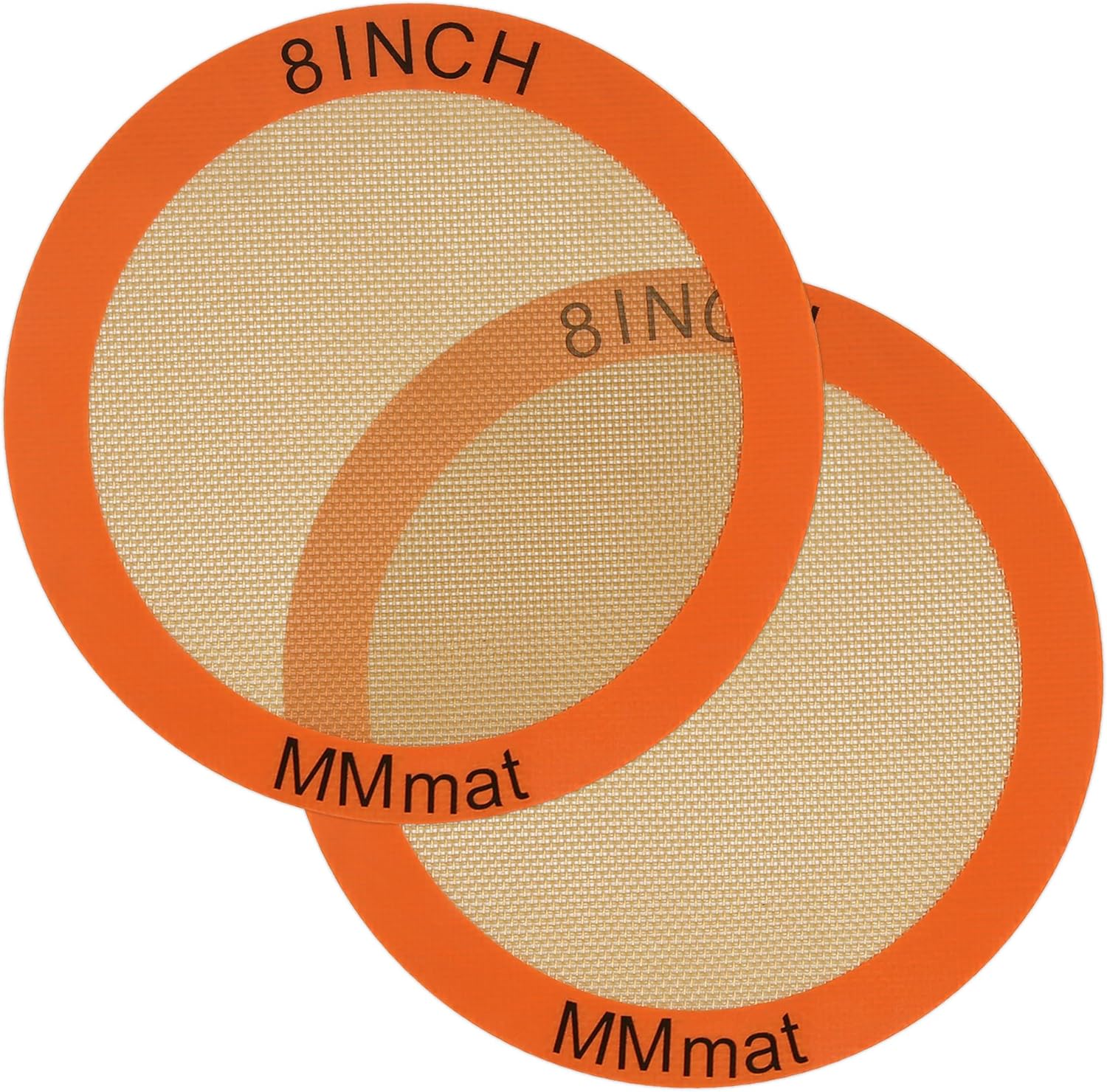 German Silicone Non-Stick Baking Mats - 2 Pack 8 inch