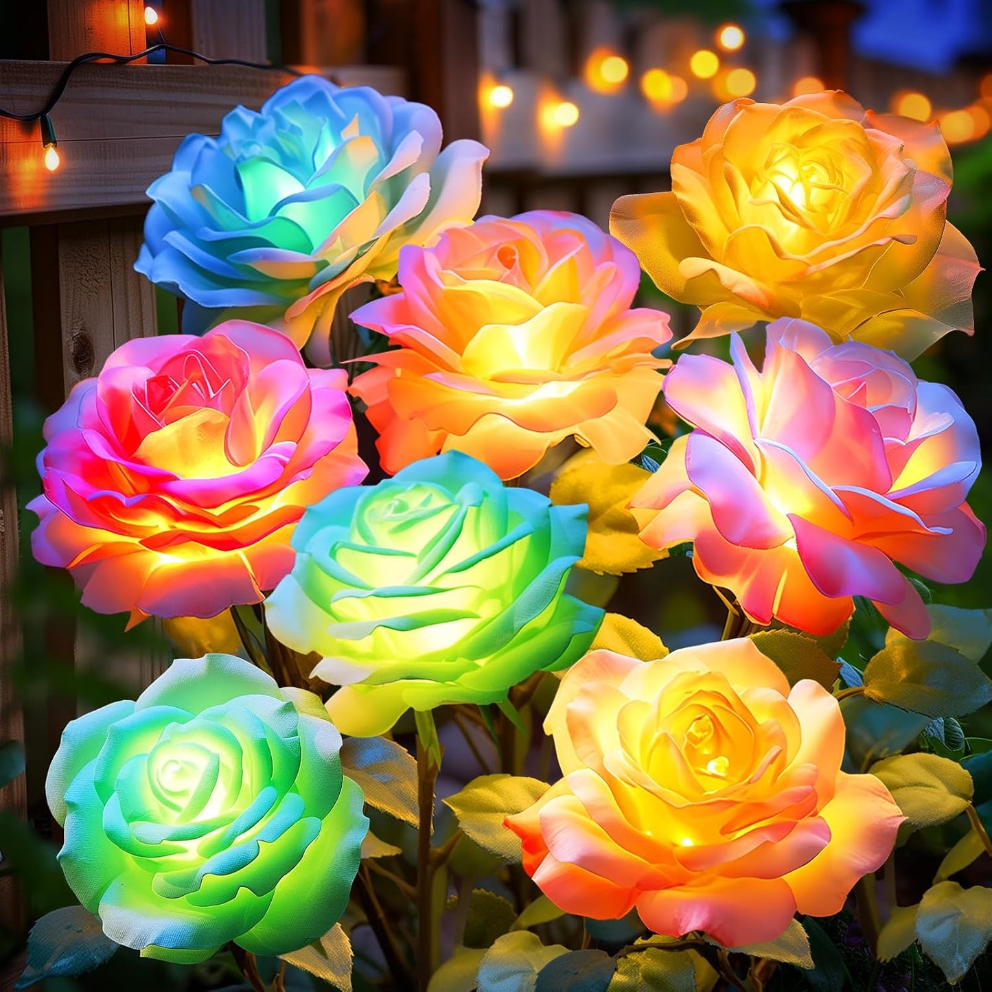 Vibrant Solar Garden Lights Outdoor Waterproof for Any Space