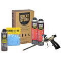 Great Stuff Pro Gaps & Cracks Spray Foam Kit - Fire Rated Orange