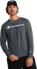 Champion Men's Classic Long Sleeve Tee - Timeless Comfort