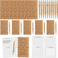 Christian Prayer Journals 10 Pack with Bible Verse Pens - Bulk