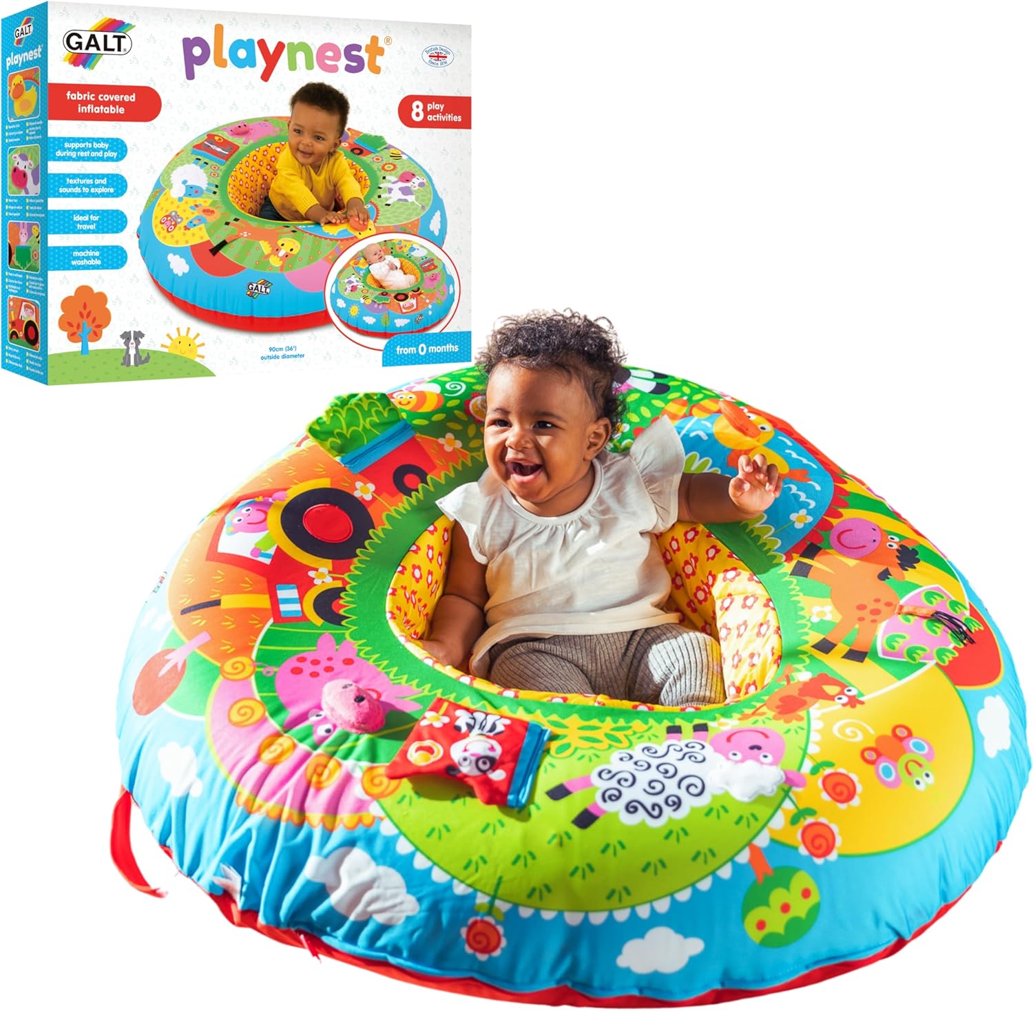 Galt Toys Playnest: Farm Baby Activity Seat