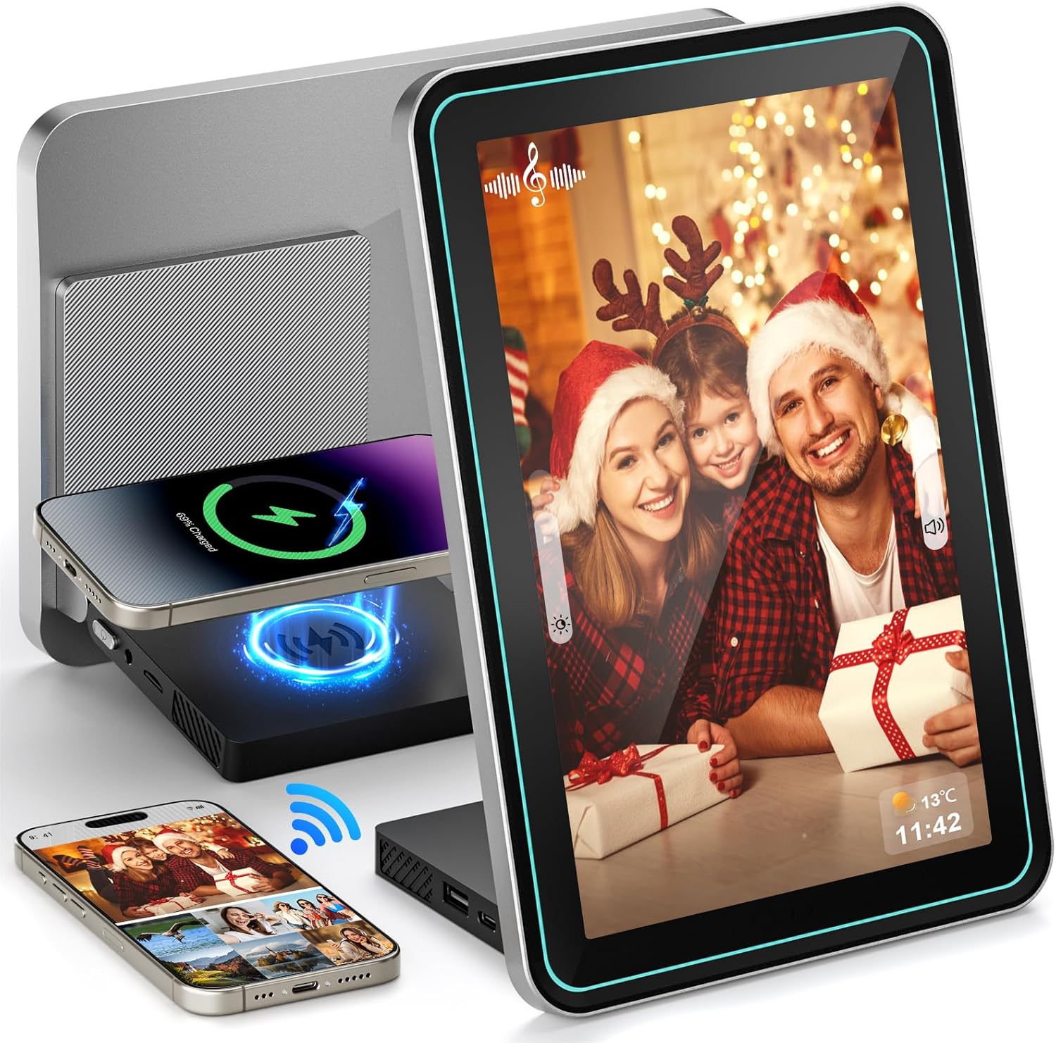 NBD WiFi Digital Picture Frame with 10.1in Touch Screen