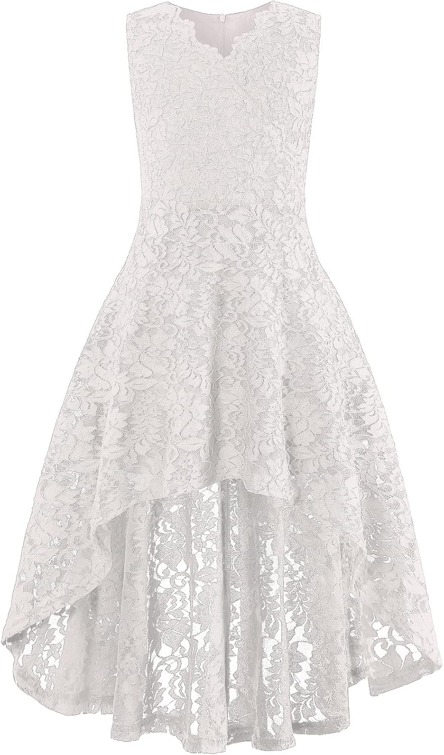 Girls Floral Lace Dress for Easter and Special Occasions