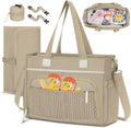RAINSMORE Diaper Bag Tote - Large Waterproof Organized Diaper Tote