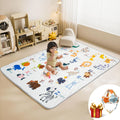Premium Soft Baby Play Mat 71X59 Inches with Head Protector