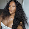 OQ HAIR Glueless 7x5 Water Wave HD Lace Front Wig - 18 in