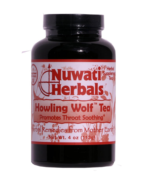 Nuwati Herbals Howling Wolf Tea, Soothes Throat, 4oz
