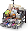 Coffee Bar Organizer for Countertop - Stylish Pod & Accessory Station