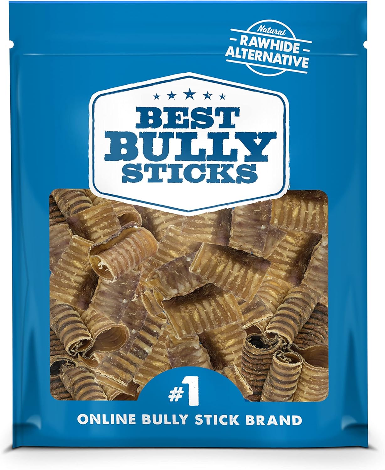 Premium 3 Inch Beef Trachea Chews for Dogs - 50 Count Pack