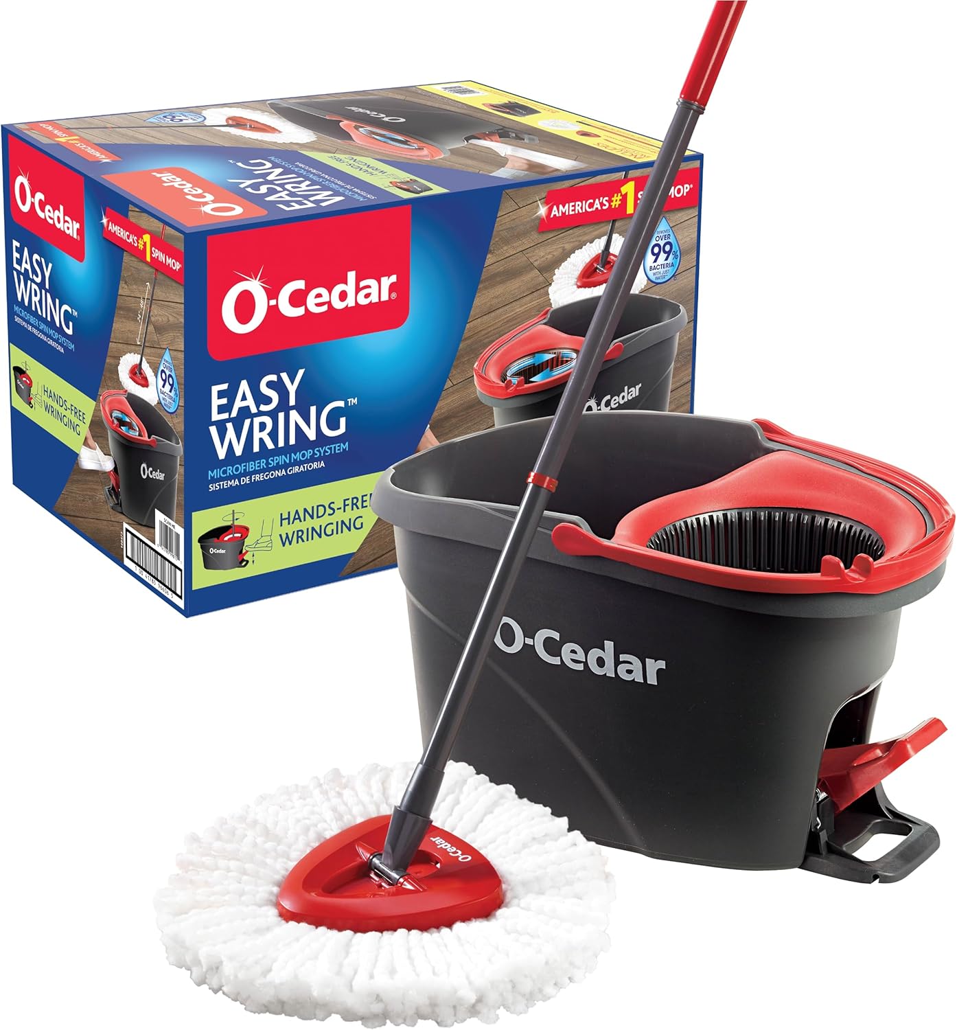 O-Cedar EasyWring Microfiber Spin Mop and Bucket System Review