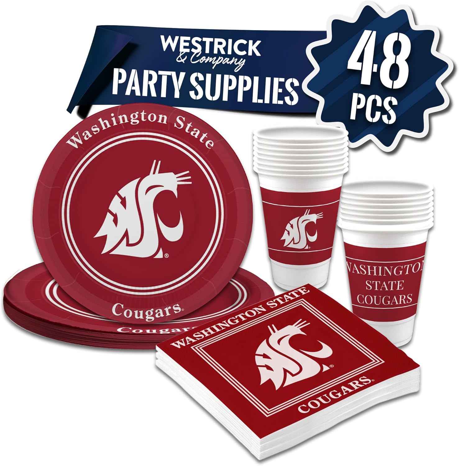 Washington State Cougars Party Supplies for Ultimate Celebrations
