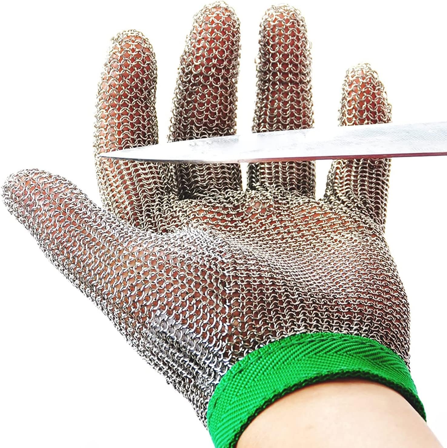 Cut Resistant Stainless Steel Mesh Glove for Kitchen Safety